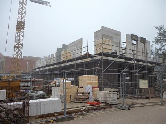 Bouwwerken aan nieuwe OCMW-gebouw - Meeuwen-Gruitrode