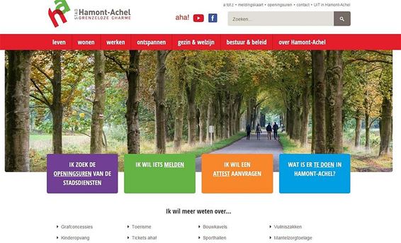 De gemeentelijke website is vernieuwd - Hamont-Achel
