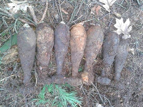Duitse mortieren gevonden in de Elzen - Lommel