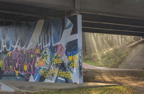 Van graffiti en zonnestralen - Lommel