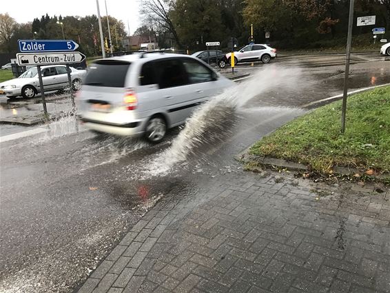 Wateroverlast in de Meerstraat - Houthalen-Helchteren