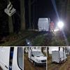 Hamont-Achel - Bestelwagen met drugsafval bij Kluis