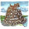 Hamont-Achel - Corona-art (2): de toren van Babel