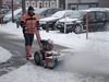 Een nieuwe veegmachine