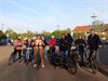Hechtel-Eksel - Gemeentepersoneel fietst naar het werk