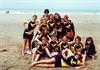 De Murphy's speelden beachrugby aan zee