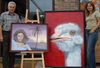 Vader en dochter exposeren in Begijnhofkerk