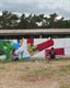 Groot graffitikunstwerk bij Limburg Shotguns