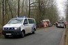 Brandweerwagen in gracht - 2