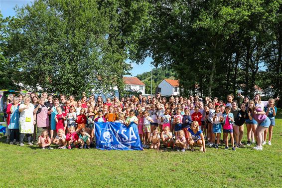 105 KSA-meisjes op kamp in Den Tris - Beringen