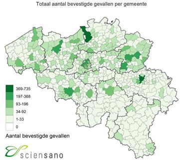 110 besmettingen in Beringen - Beringen