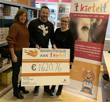 1620 euro voor vzw 't Kietelt - Hechtel-Eksel