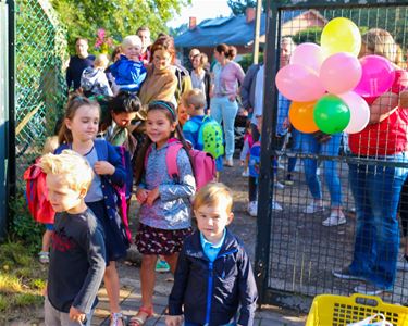 1ste schooldag 't Klavertje Steenhoven - Beringen