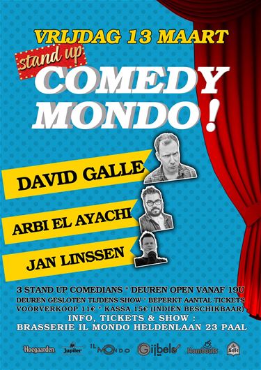 4de Comedy Night Il Mondo - Beringen