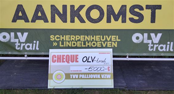 5.000 euro voor Palliovik na succesvolle OLV Trail - Pelt
