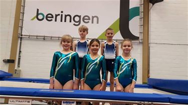 Vijf medailles voor Gym 90 Beringen - Beringen