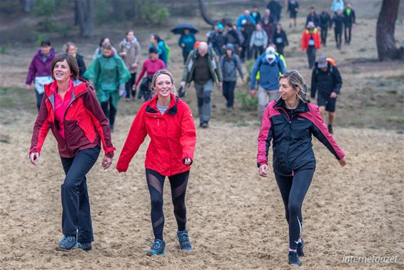 5e Boslandtrail - in de regen...