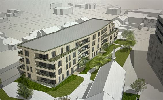 73 extra appartementen in het centrum - Beringen
