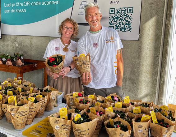 800 plantjes voor Kom op tegen Kanker - Hamont-Achel