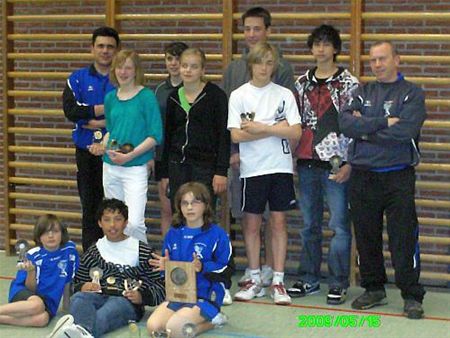 9 prov. titels voor jeugd Badminton Neerpelt - Neerpelt