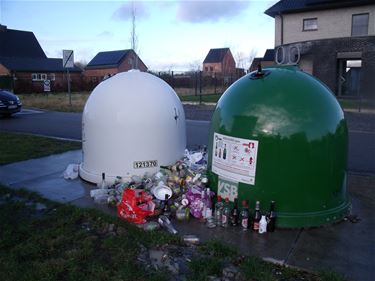 Aan de glascontainer te zien... - Lommel