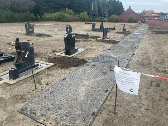 Aanpassingen op kerkhof Paal - Beringen