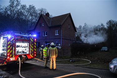 Achterbouw volledig verwoest door brand - Beringen