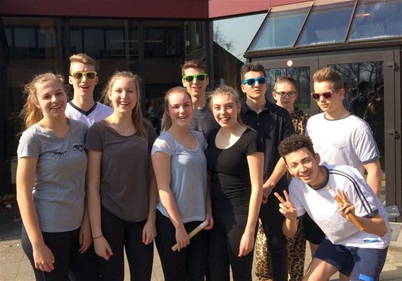 Actie Broederlijk Delen in Wico-campus Salvator - Hamont-Achel