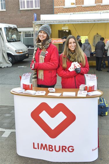 Actie Limburg symbool op Beringse markten - Beringen