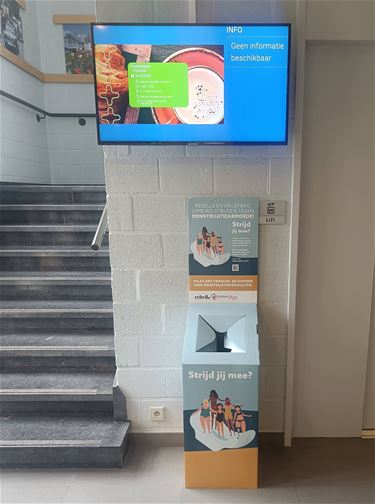 Actie tegen menstruatiearmoede in gemeentehuis - Bocholt