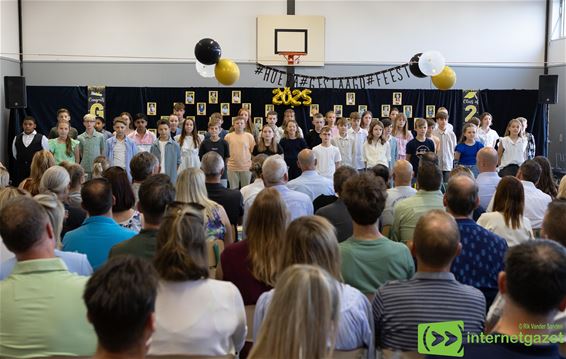 Afscheid 6de-klassers Helibel Lille in warme sfeer - Pelt