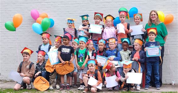 Afscheid kleuters in basisschool Den Heuvel - Lommel