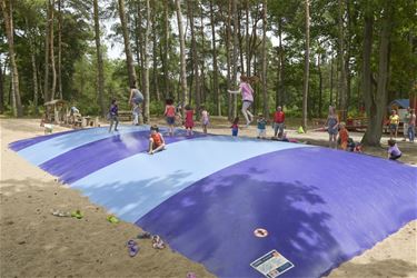 Airtrampoline in speeltuin Koersels Kapelleke - Beringen