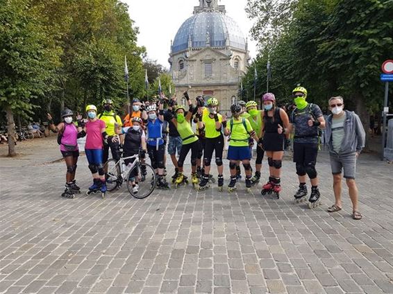 Al skatend naar Scherpenheuvel - Beringen