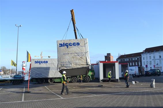 Algeco bouwt deze week de VTM pop-uprestaurants - Beringen