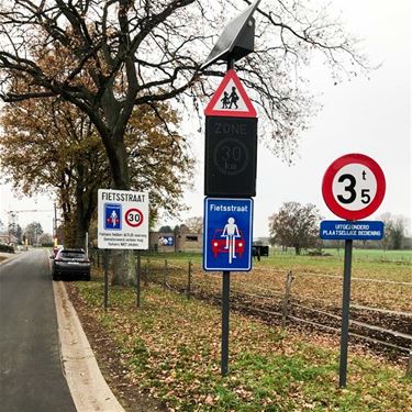 Allereerste fietsstraat is een feit - Beringen