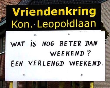 Alweer een extra vrije dag... - Lommel