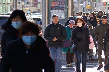 Angst voor coronavirus in New York - Lommel