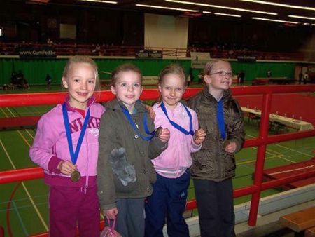 Artistieke gymnastiek: 4 medailles voor Overpelt - Overpelt