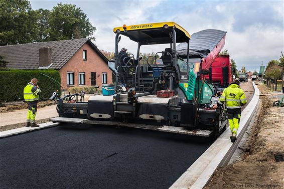 Asfalt op de Breugelweg - Overpelt