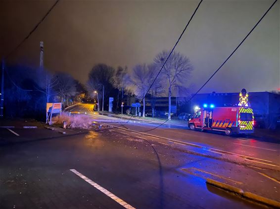 Auto ramt verlichtingspaal - Beringen