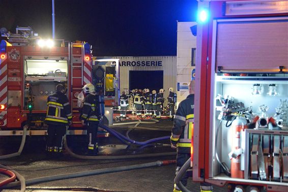 Brand in carrosseriebedrijf - Hamont-Achel