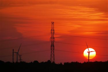 Avondrood boven Beringen - Beringen