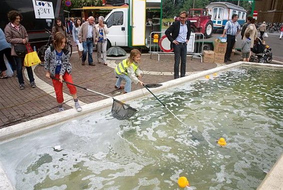 Badeendjes vangen bij het Poermenneke - Neerpelt