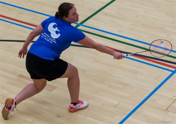 Badmintonnen voor de provinciale titel - Neerpelt