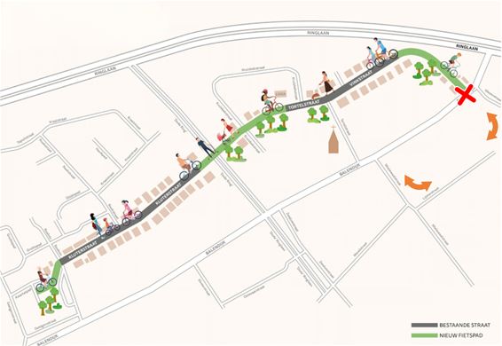 Balendijk afgesloten voor aanleg trage weg - Lommel