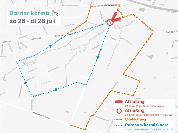 Barrier maakt zich op voor drie dagen kermis - Lommel