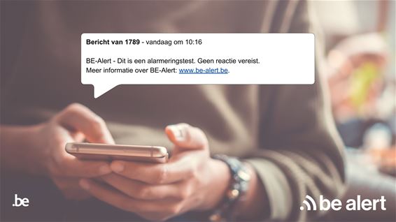 BE-Alert-test in Bree geslaagd - Bree