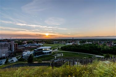 be-Mine bij zonsondergang - Beringen