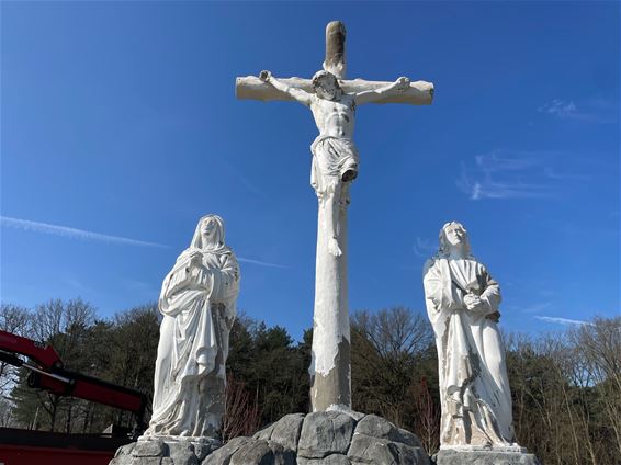 Beeldengroep wordt gerestaureerd - Beringen